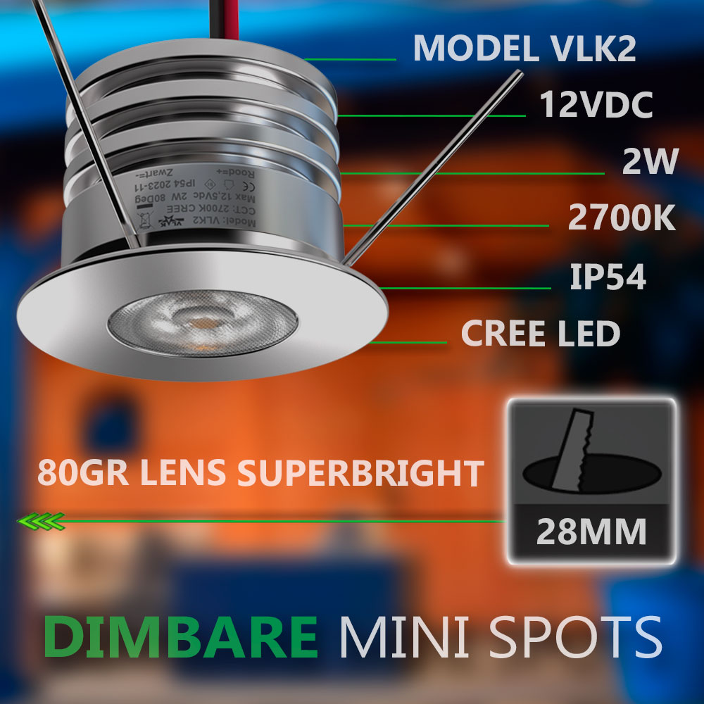 dimbare inbouw led spots
