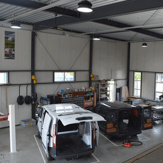 werkplaats verlichting
