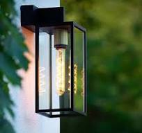 buitenlamp zwart