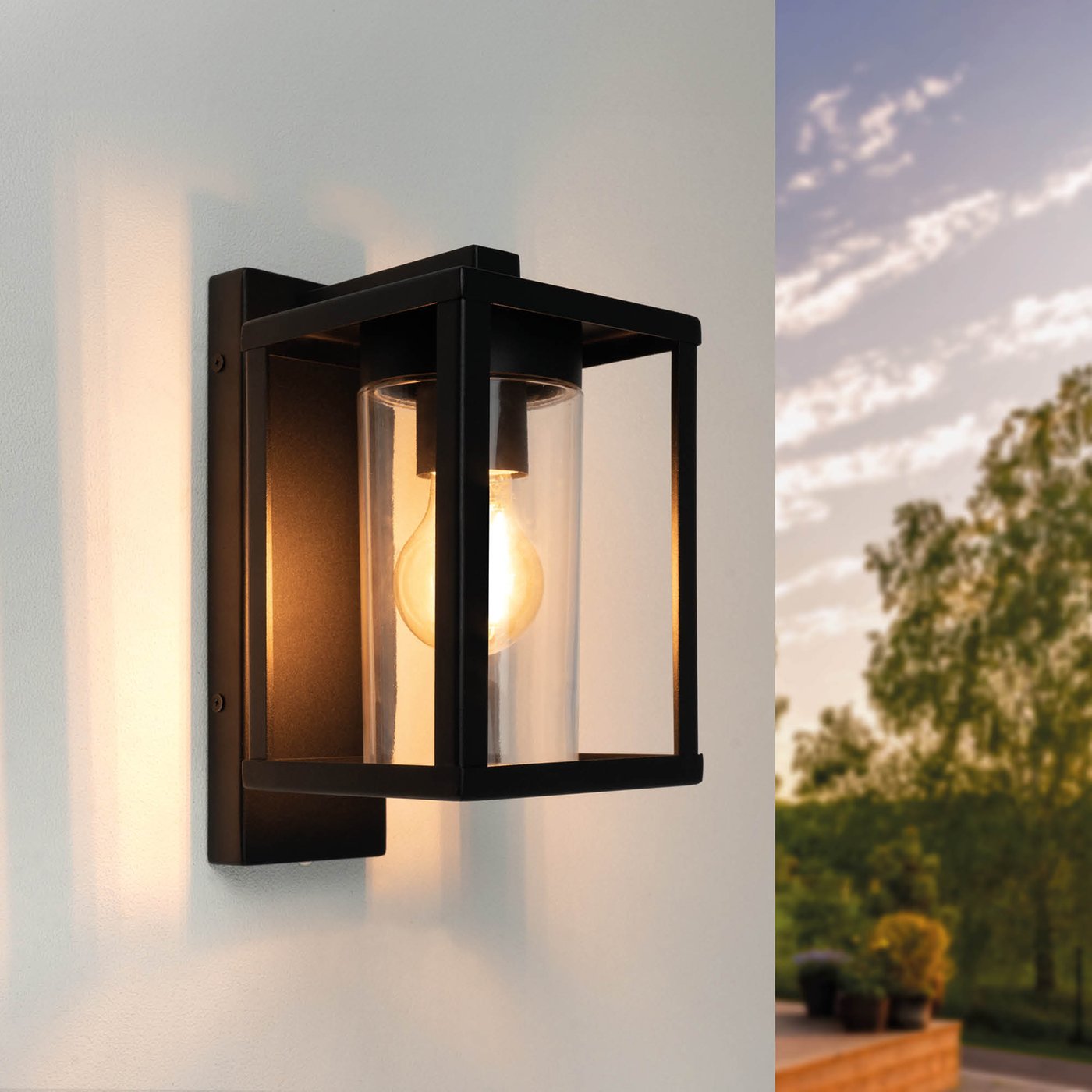 lamp met sensor buiten